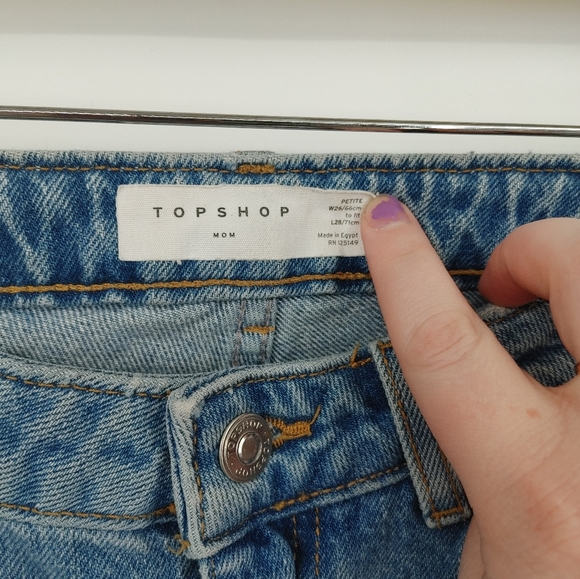 Topshop | distressed mom jeans - Picture 4 of 9